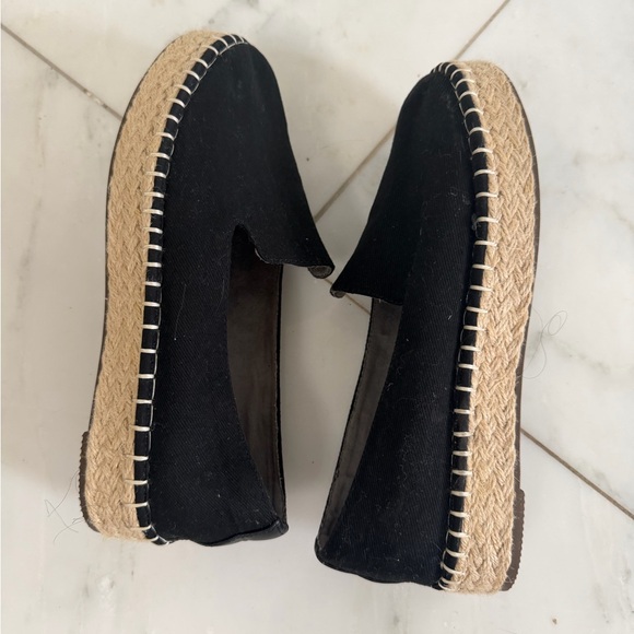 Joie Womens 7.5 Cara Black Canvas Platform Espadrille Summer Vacation Beach NWOT - Picture 7 of 9